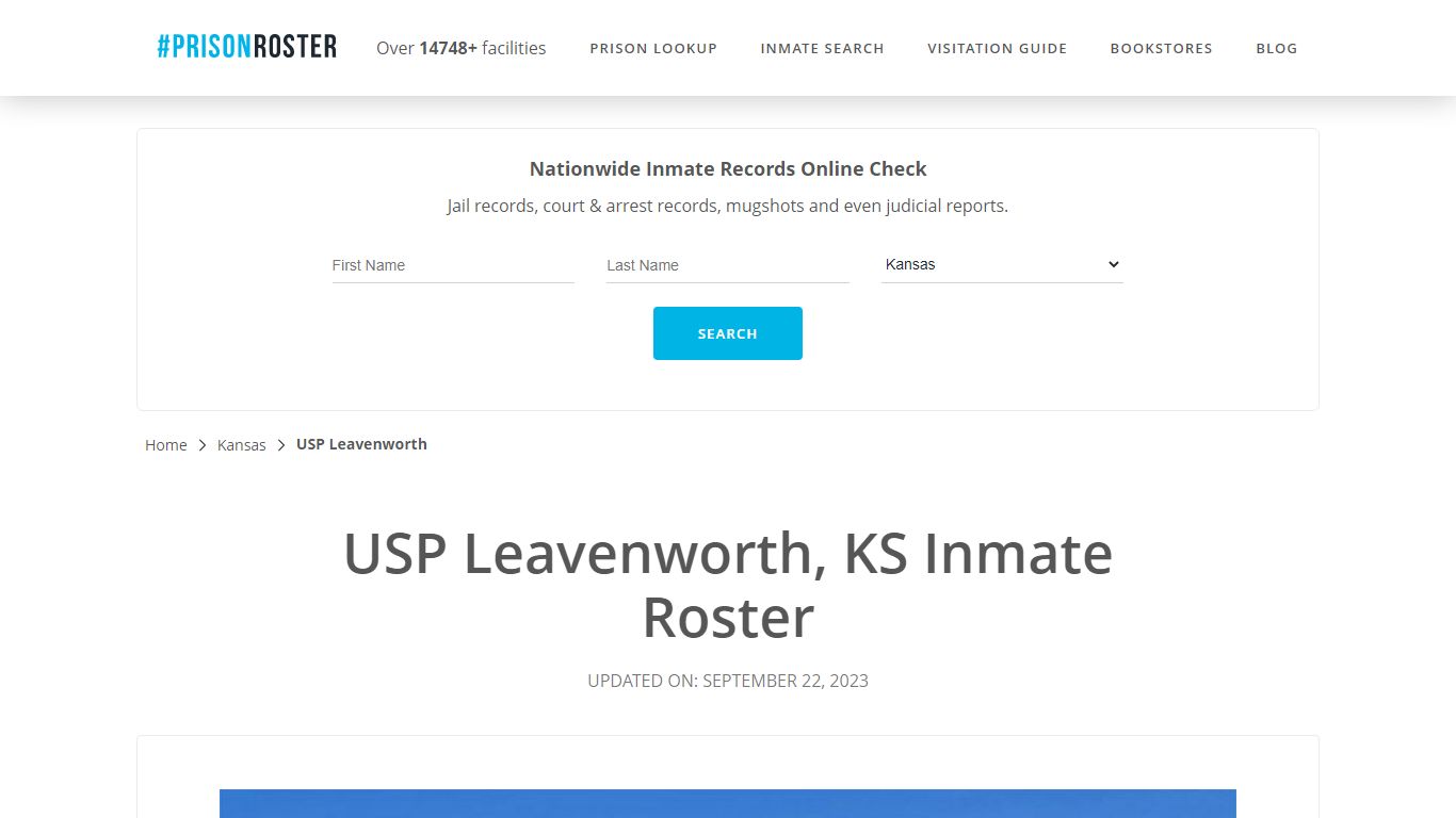 USP Leavenworth, KS Inmate Roster - Prisonroster